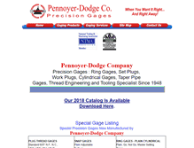 Tablet Screenshot of pdgage.com